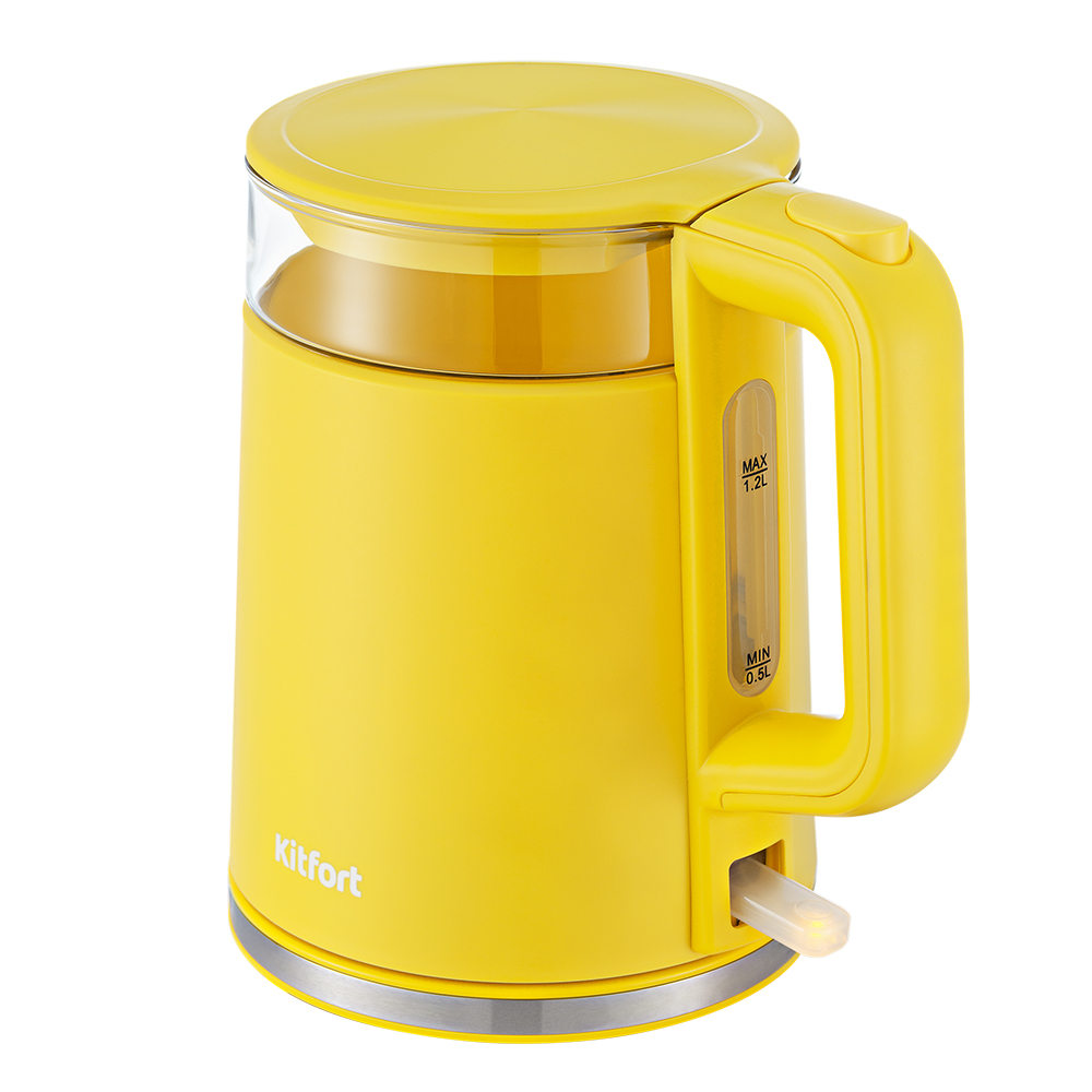 Чайник Kitfort KT-6124-5, жёлтый
