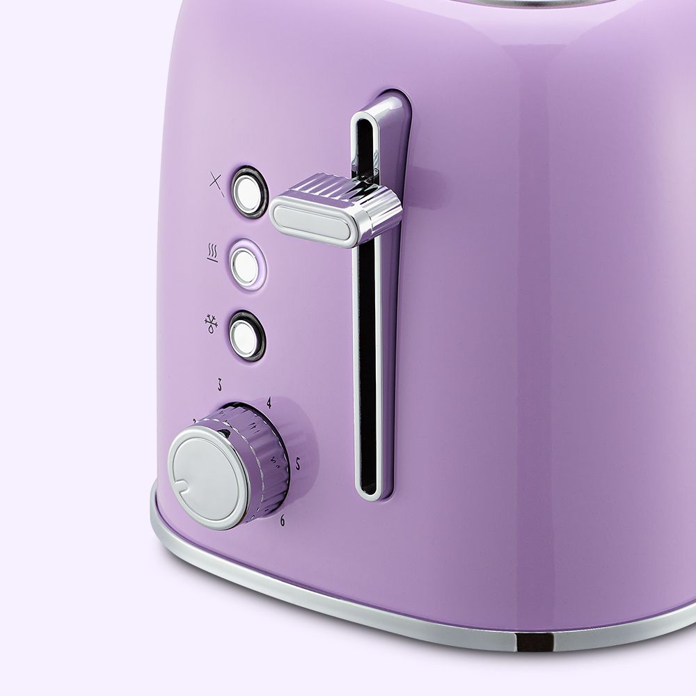 Тостер Kitfort КТ-6218-3, лавандовый - фото 5