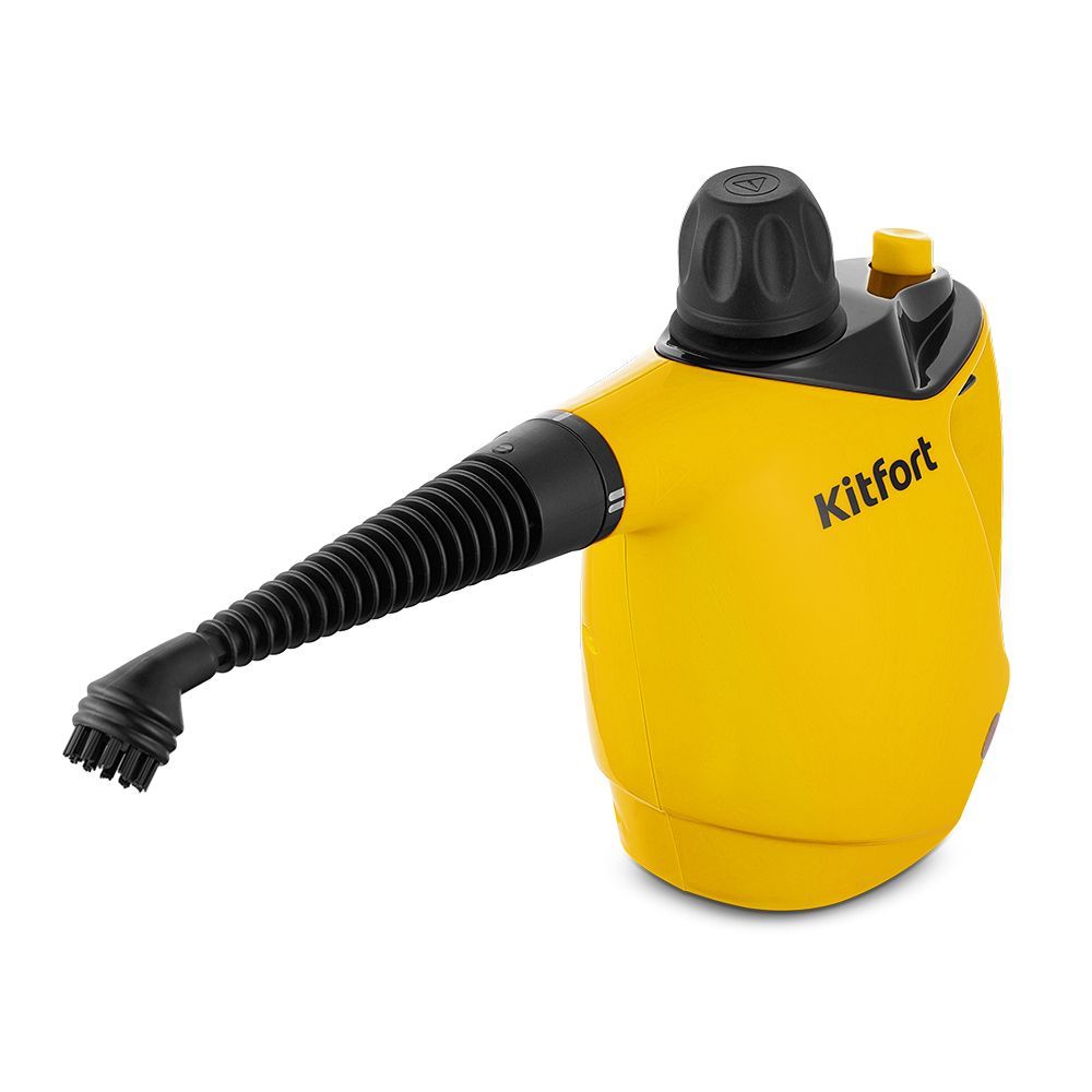 Пароочиститель Kitfort КТ-9140-1, чёрно-жёлтый