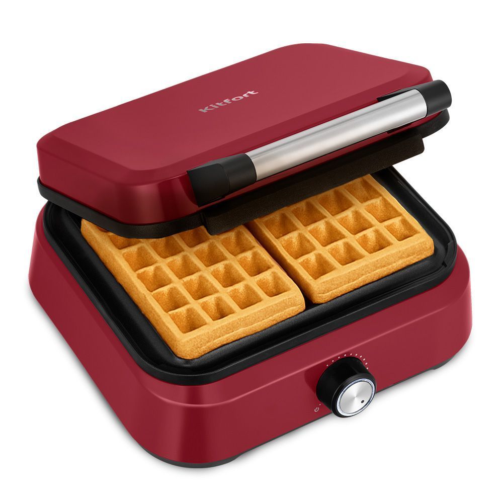 Вафельница для бельгийских вафель Kitfort КТ-4634 (уценка)