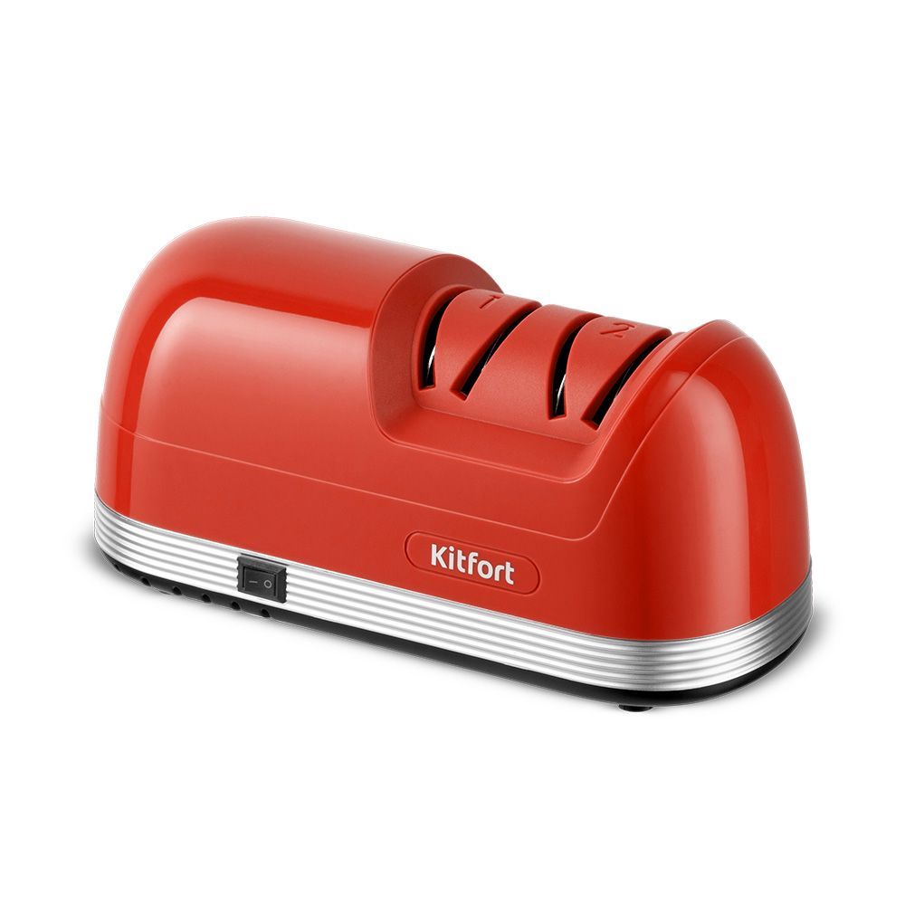Электроточилка для ножей Kitfort КТ-4069-1, красная