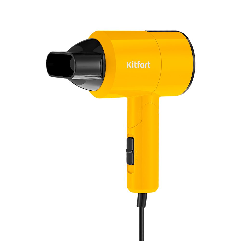 Фен Kitfort КТ-3240-1, чёрно-жёлтый (уценка)