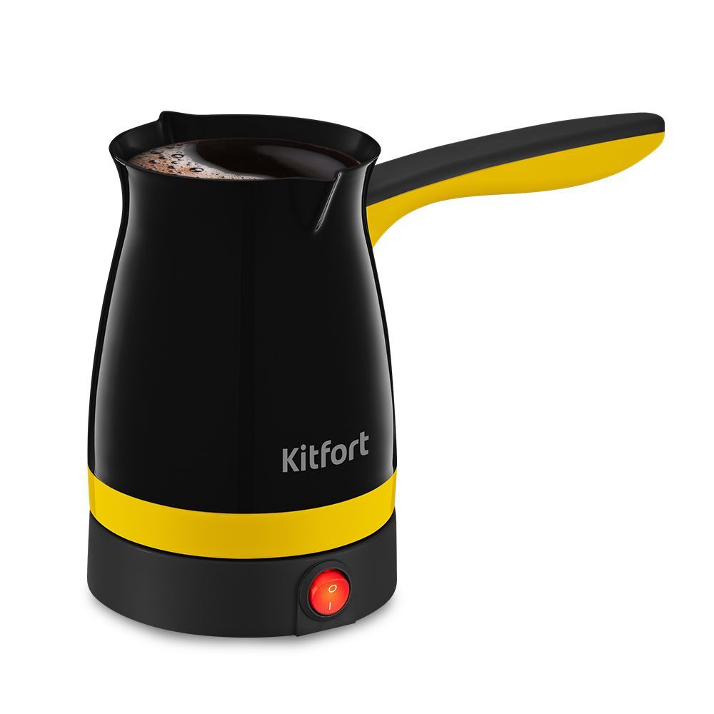 Электрическая турка Kitfort КТ-7183-3, чёрно-жёлтый