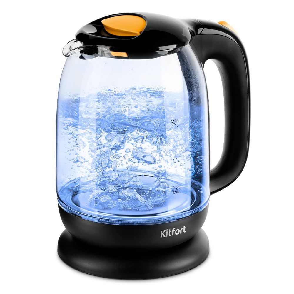 Чайник Kitfort КТ-625-4, жёлтый