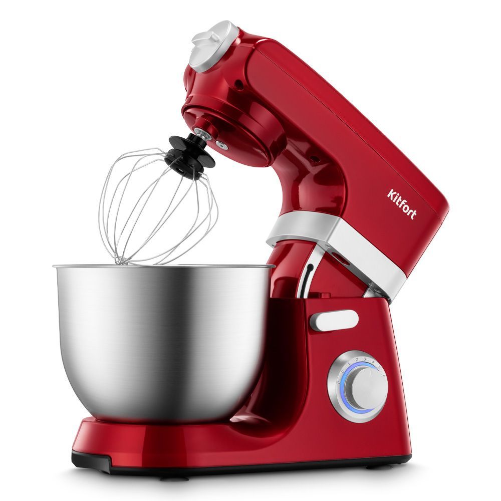 Планетарный миксер Kitfort КТ-1348-1, красный
