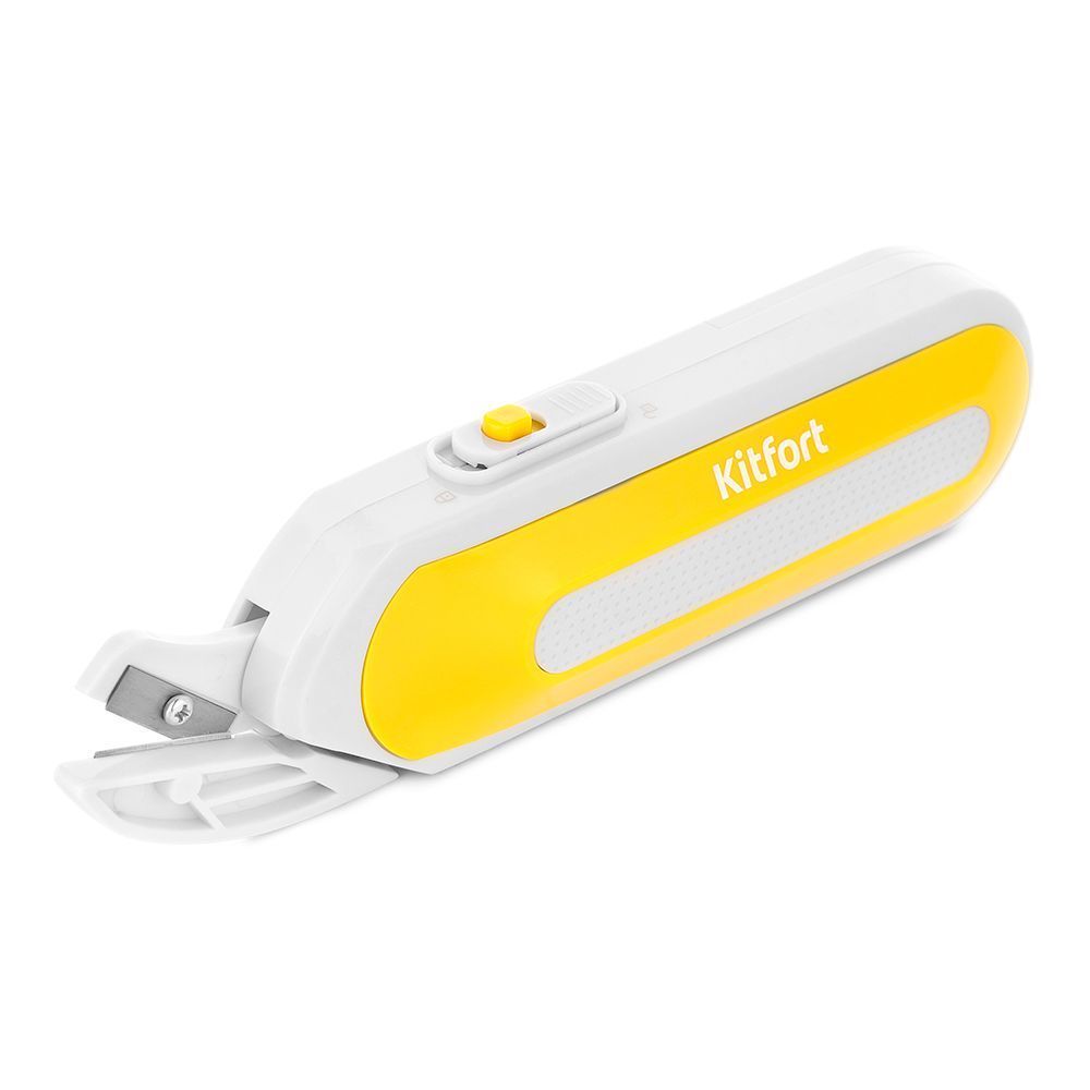 Электрические ножницы Kitfort КТ-6045-1, бело-жёлтый