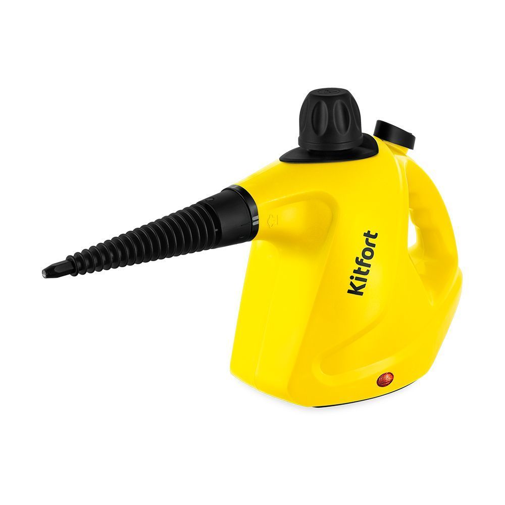 Пароочиститель Kitfort КТ-9138-3, чёрно-жёлтый (уценка)