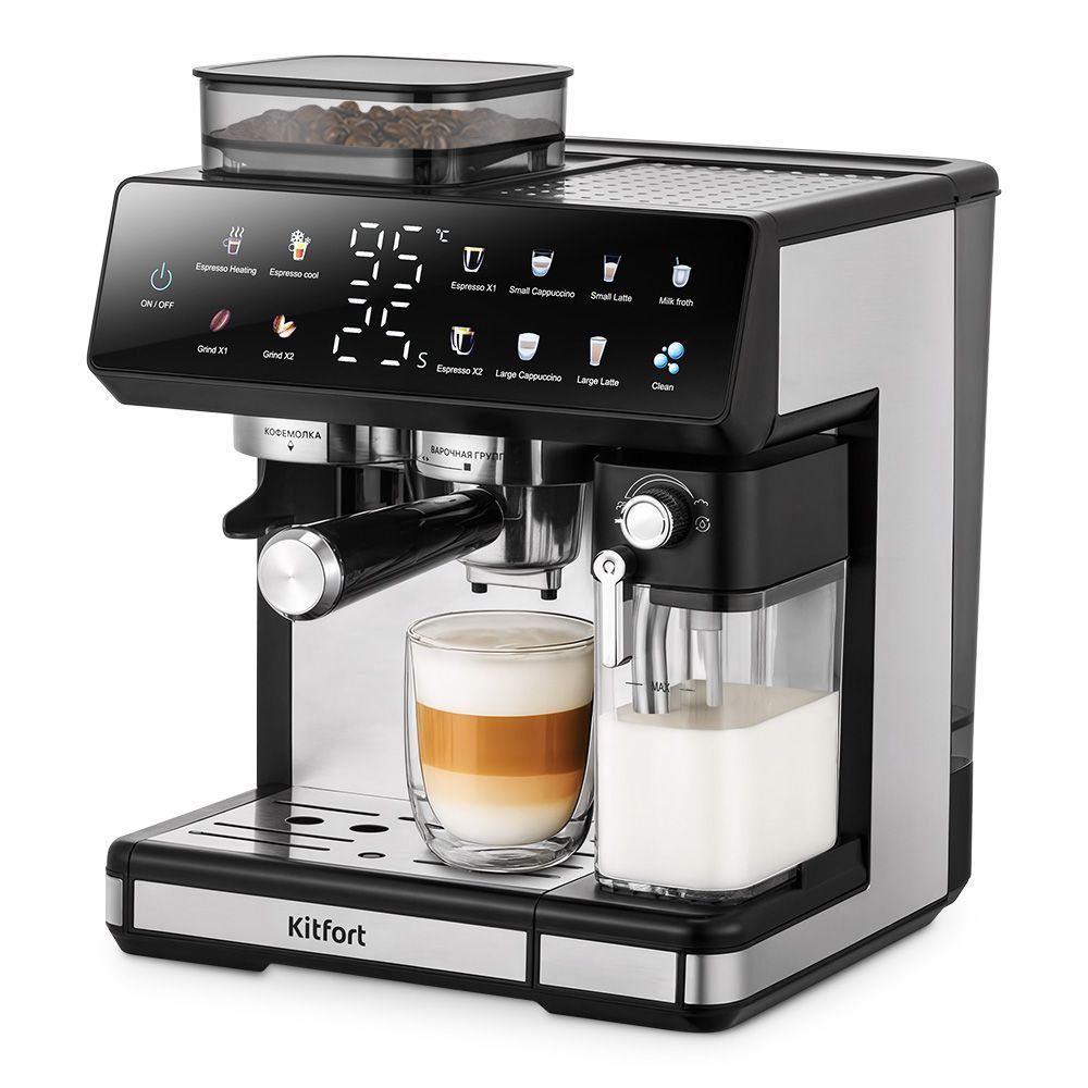 Кофейная станция «2 в 1» Kitfort КТ-7416 (уценка)