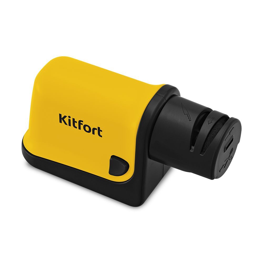Электроточилка для ножей Kitfort КТ-4099-3, жёлтый