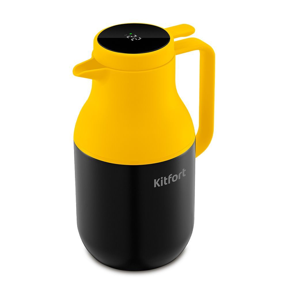 Термос Kitfort KT-1240-3, чёрно-жёлтый
