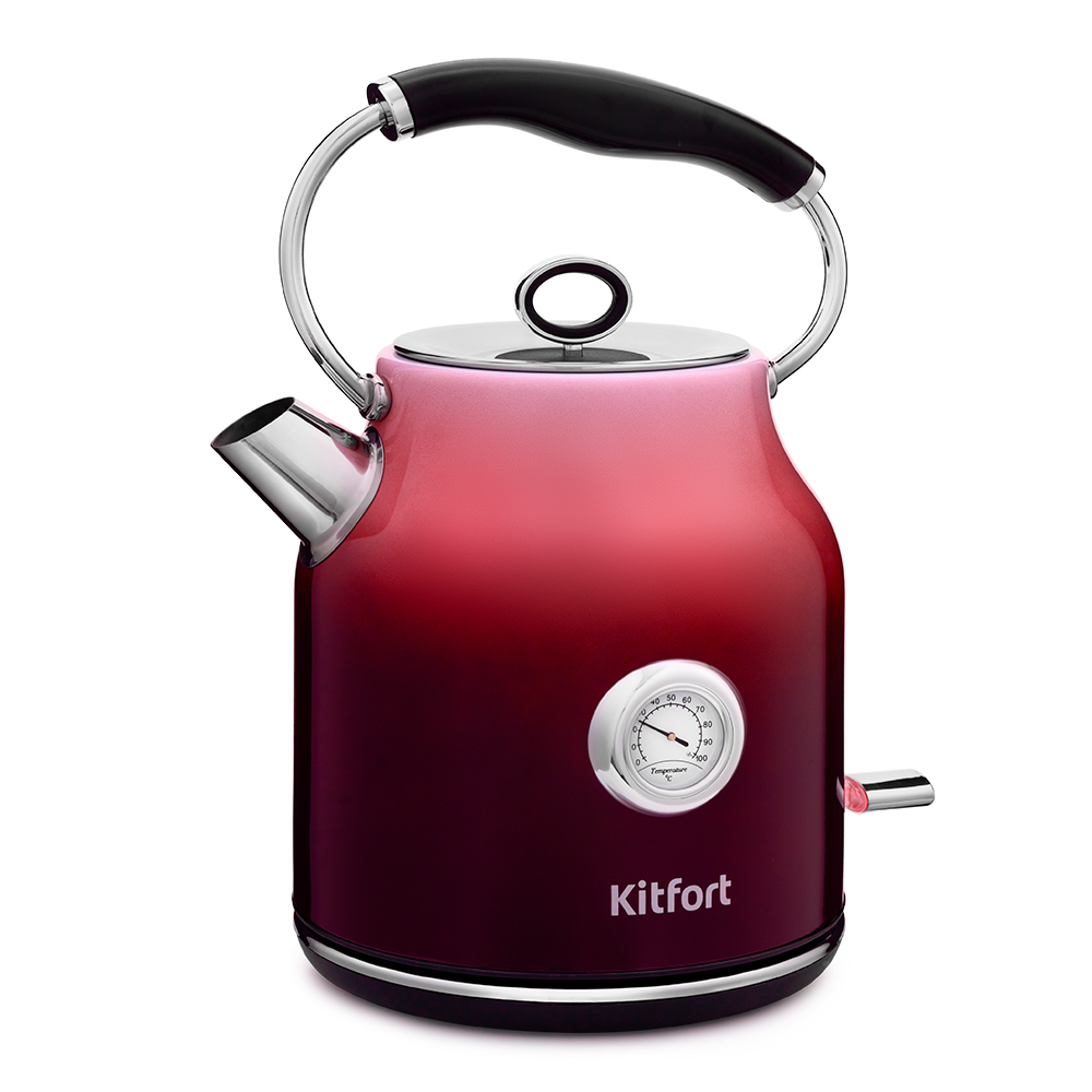 Чайник Kitfort КТ-679-1, градиент красный