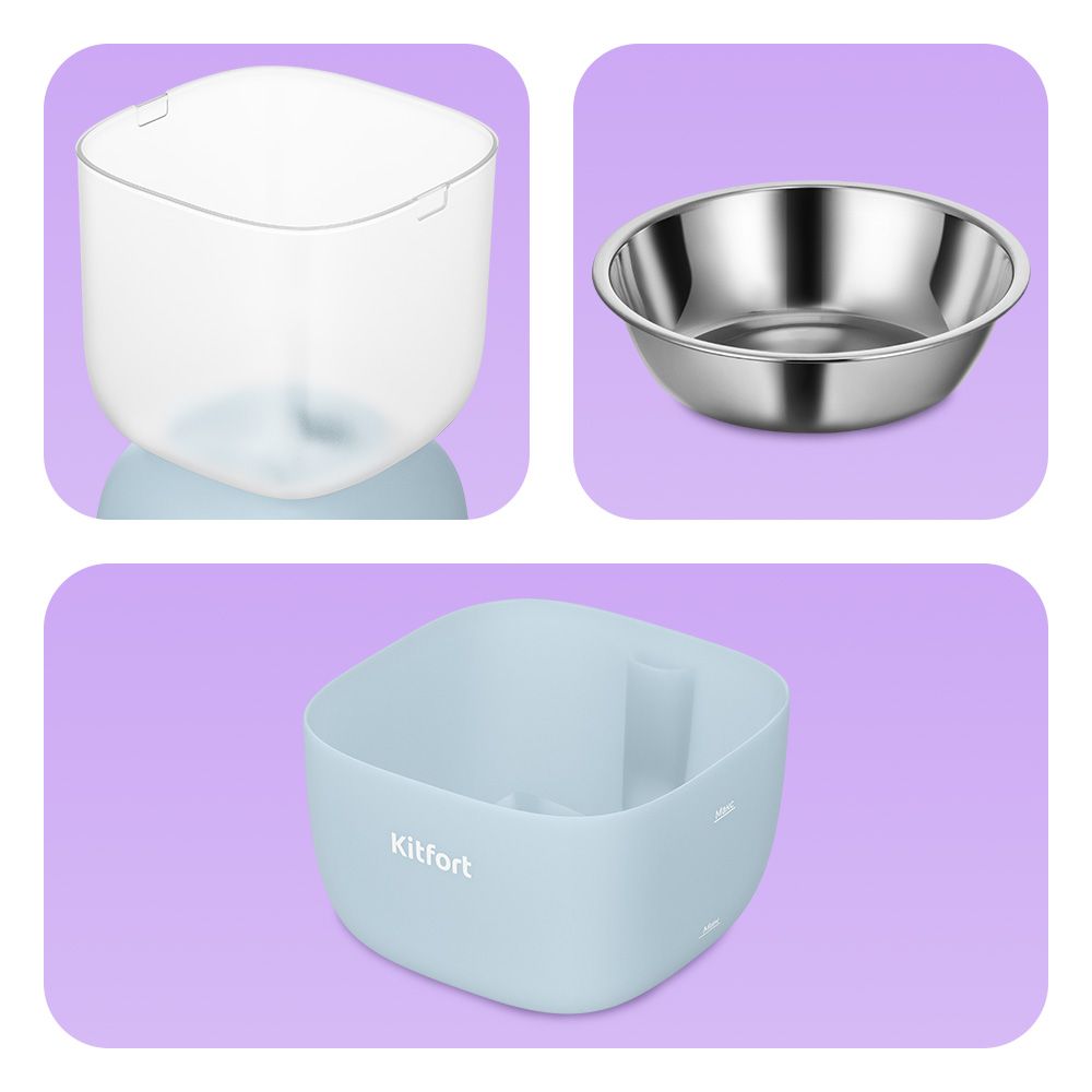 Умная кормушка-фонтанчик для животных Kitfort КТ-6563 - фото 4