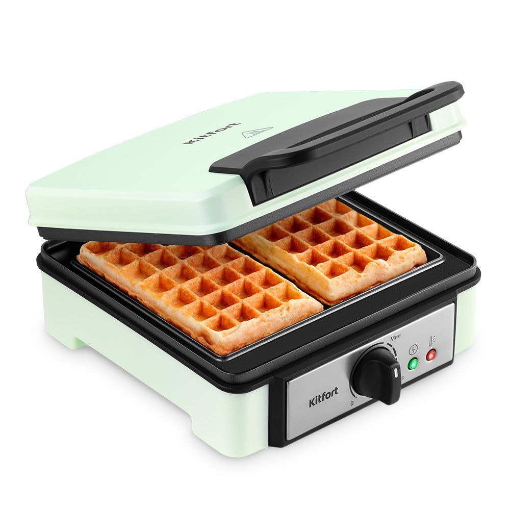 Вафельница для бельгийских вафель Kitfort КТ-1693 (уценка)