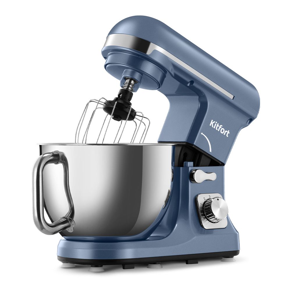 Планетарный миксер Kitfort КТ-1343-2, светло-голубой (уценка)