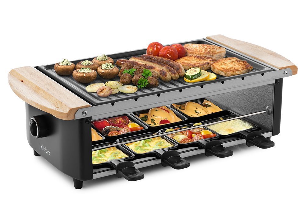 Раклетница-гриль Kitfort КТ-1650 (уценка)