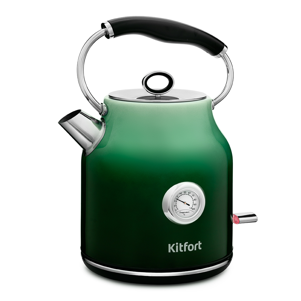 Чайник Kitfort КТ-679-2, градиент зелёный