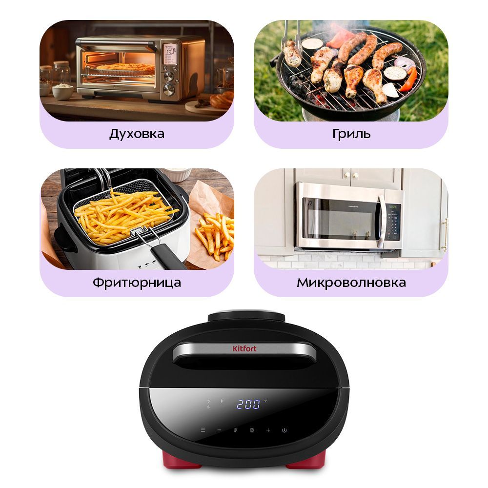 Аэрогриль Kitfort КТ-2295 - фото 4