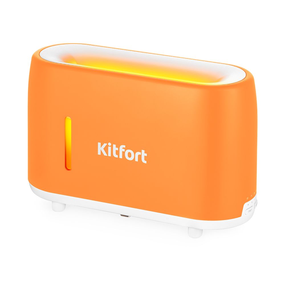Увлажнитель-ароматизатор воздуха Kitfort КТ-2887-2, бело-оранжевый