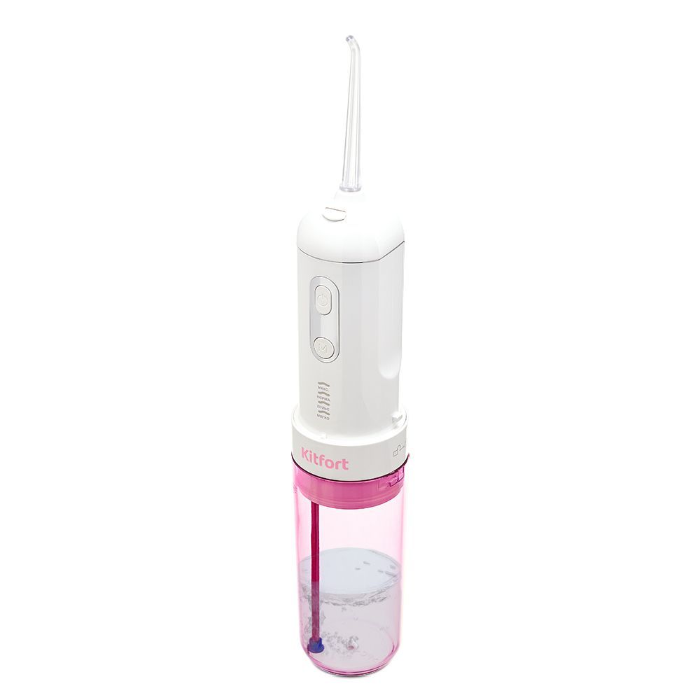 Ирригатор для полости рта Kitfort КТ-2940-1, бело-розовый