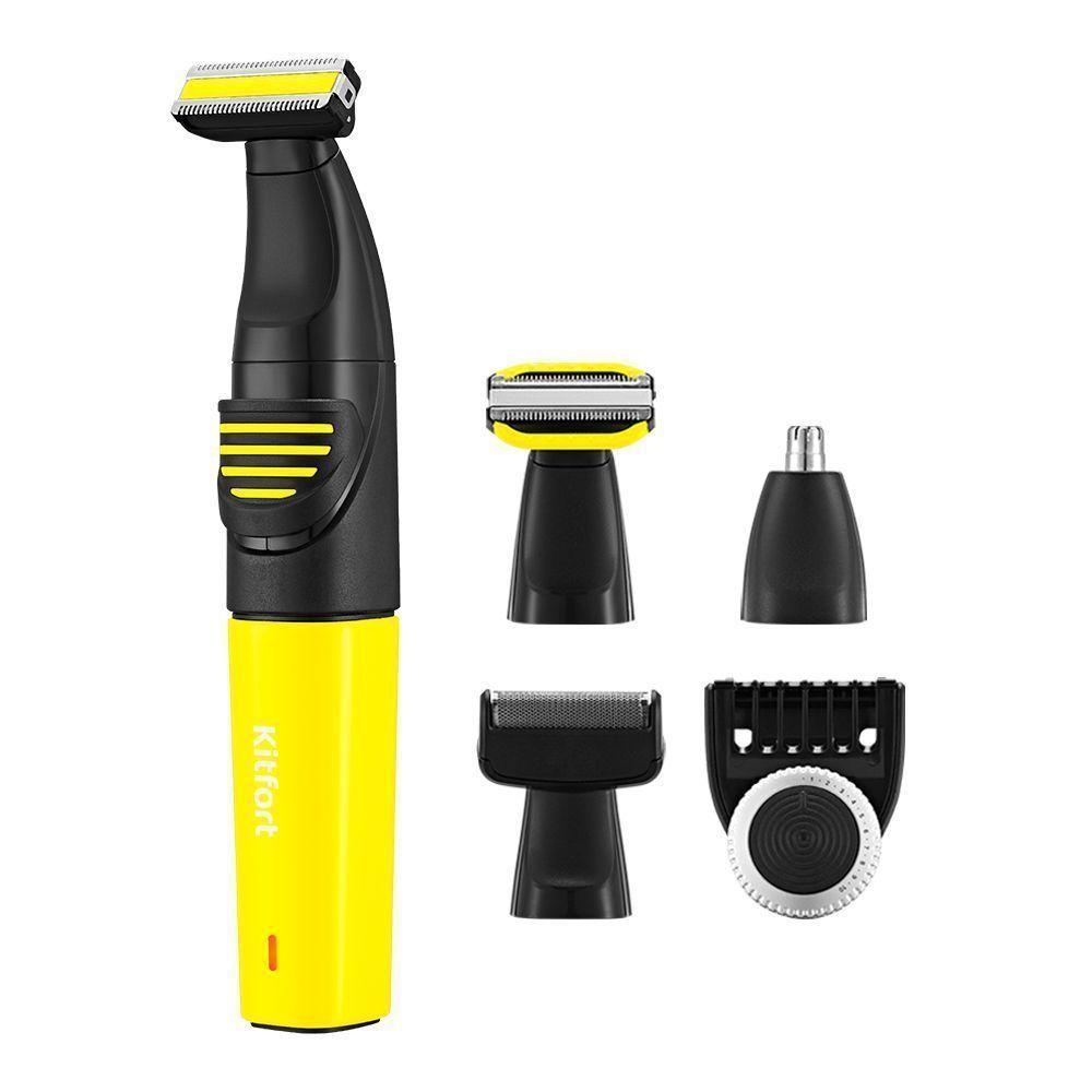 Триммер «3 в 1» Kitfort КТ-3139-3, чёрно-жёлтый (уценка)