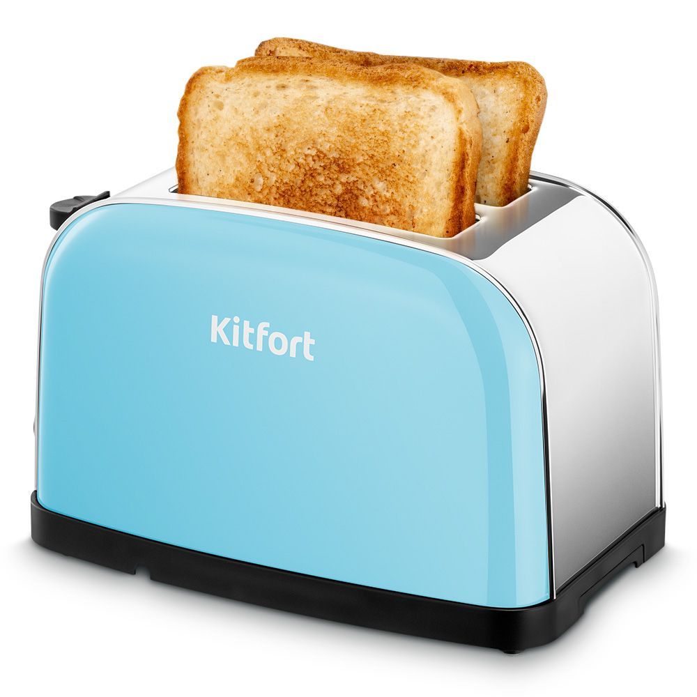 Тостер Kitfort КТ-2014-4, голубой (уценка)