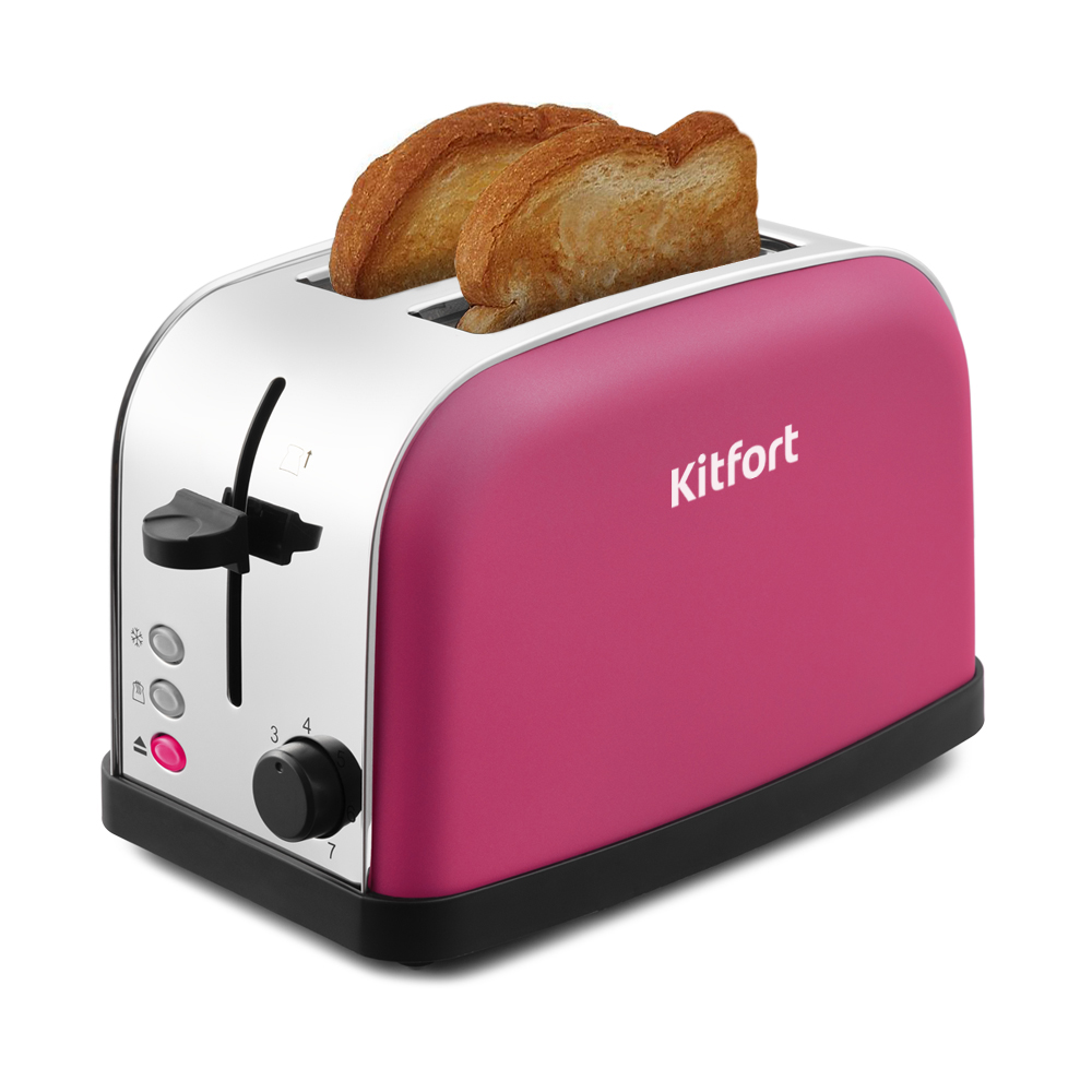 Тостер Kitfort KT-2014-5, розовый