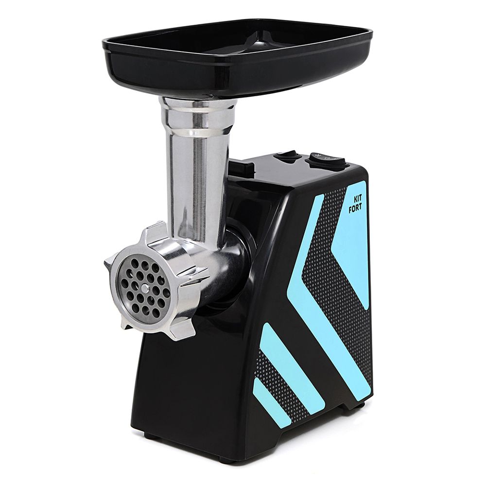 Мясорубка Kitfort КТ-2101-1 Carnivora, голубая (уценка)