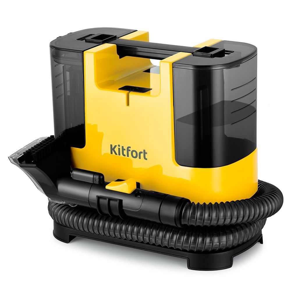 Моющий пылесос Kitfort КТ-5162-3, чёрно-жёлтый