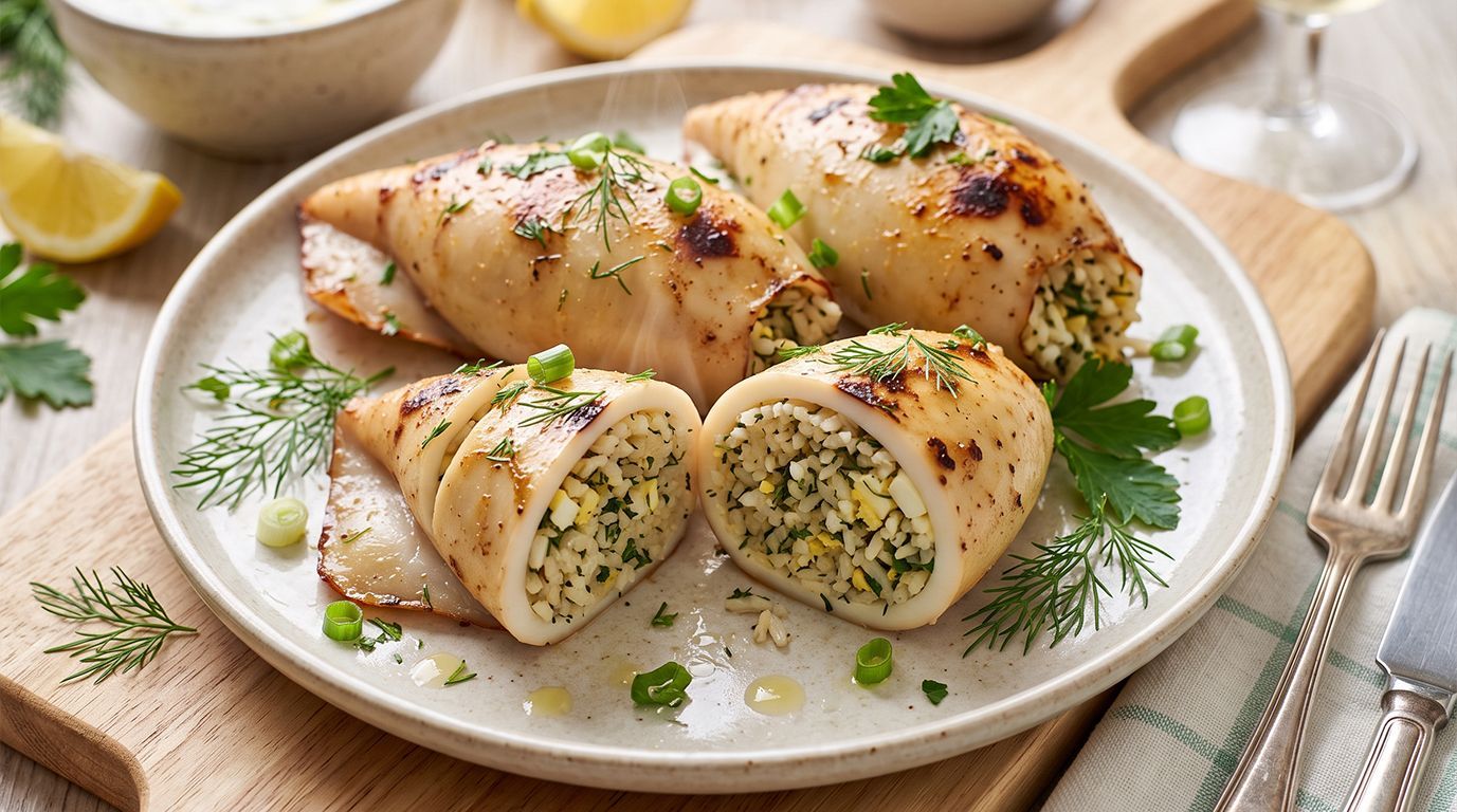 Фаршированные кальмары