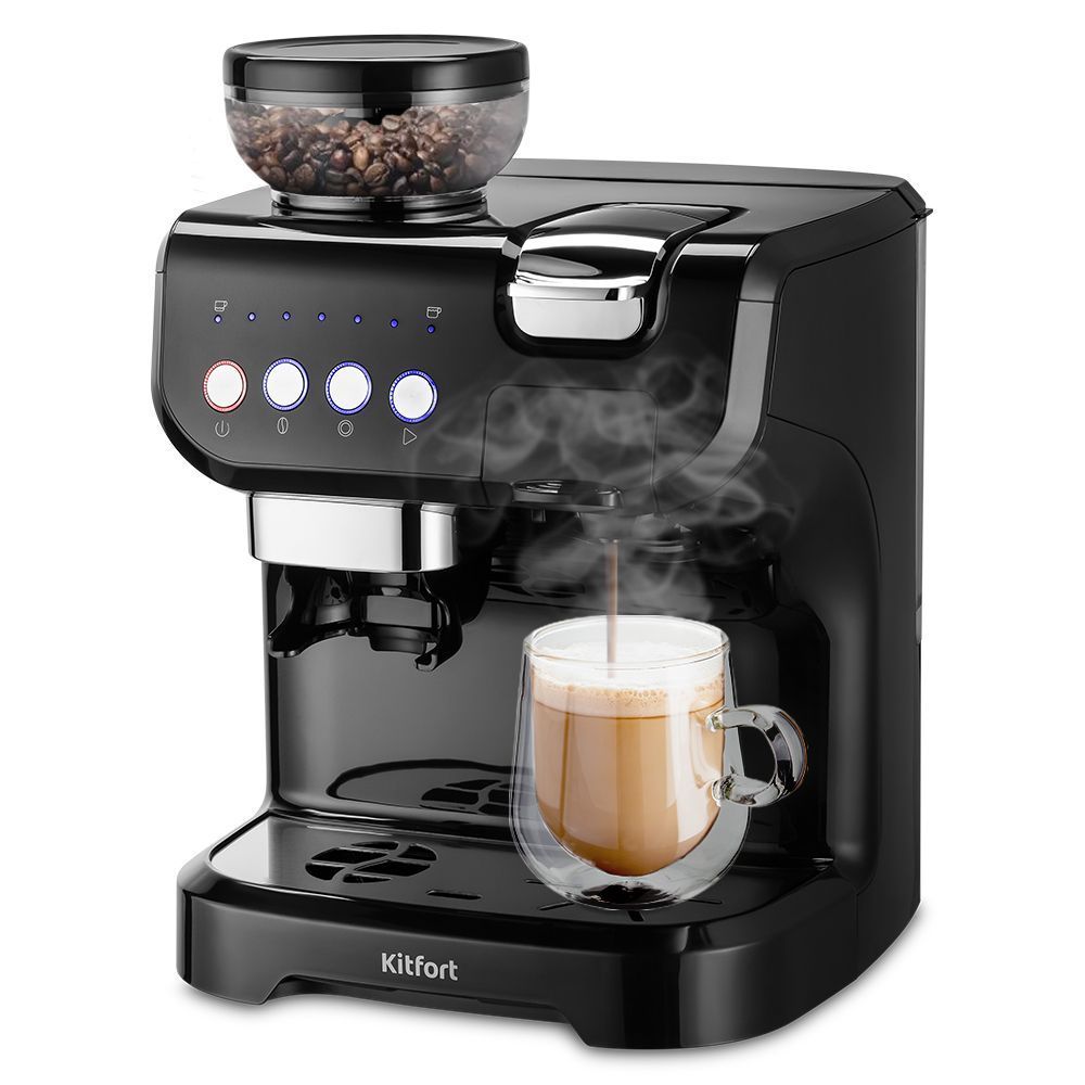 Кофеварка «3 в 1» Kitfort KT-7107