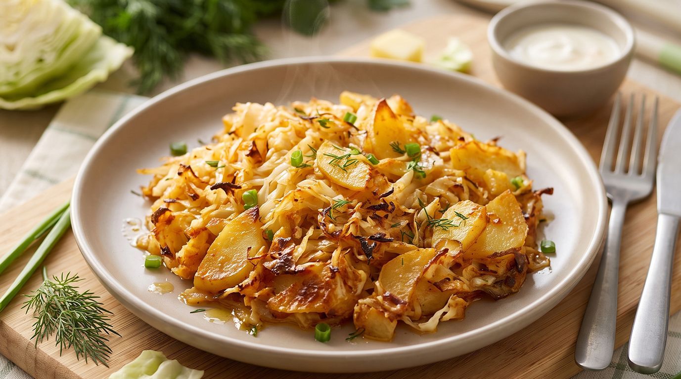 Капуста с картошкой
