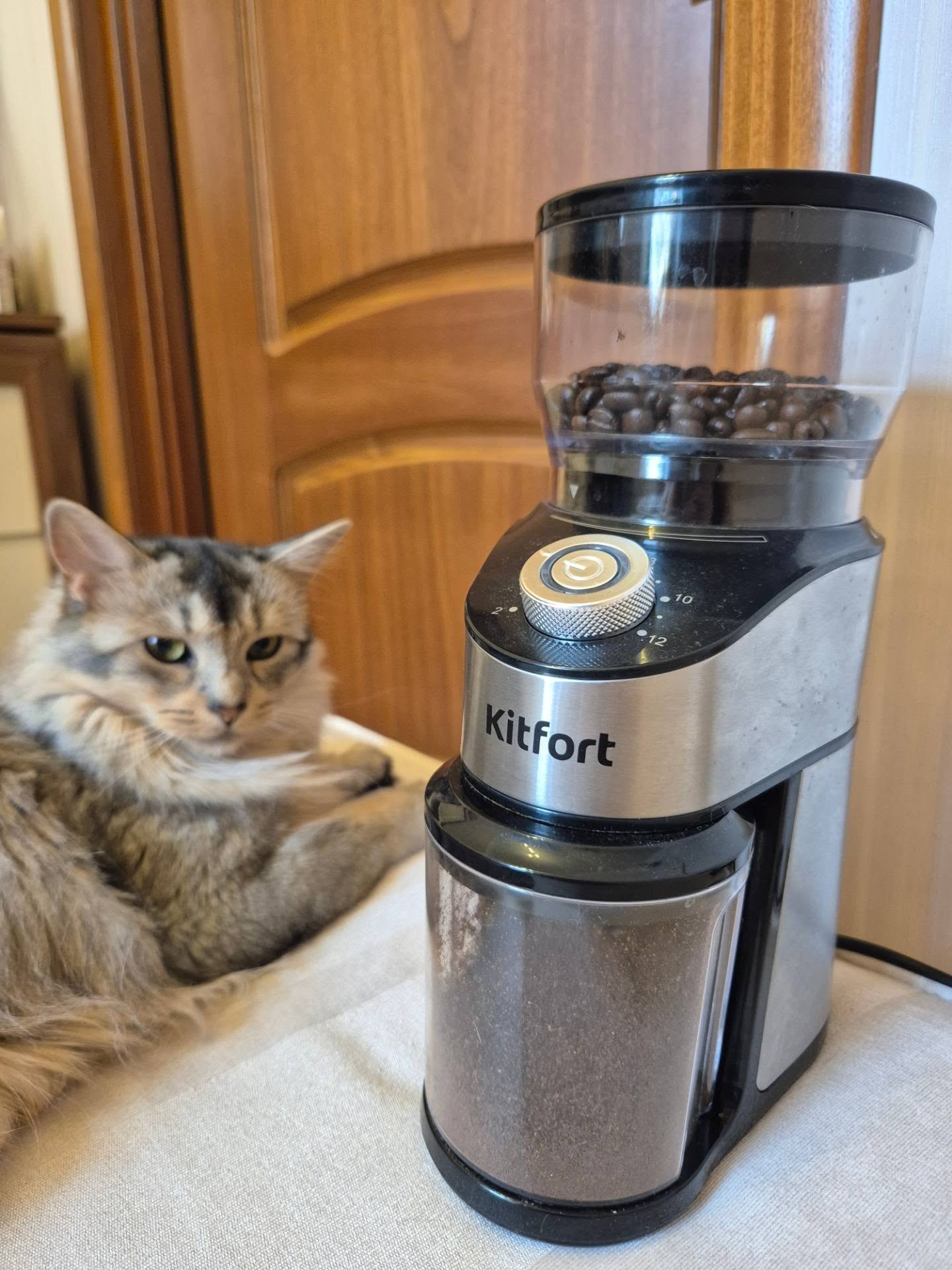 Кофемолка Kitfort КТ-744 - фото из соцсетей 1
