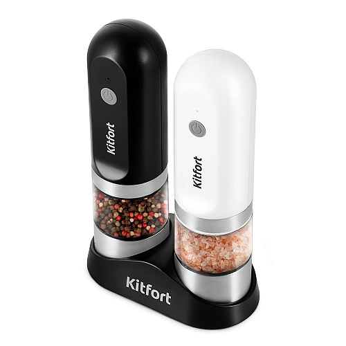 Набор автоматических мельниц для соли и перца Kitfort КТ-6385 (уценка)