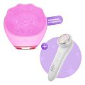 Набор Массажёр для лица + Щётка для лица