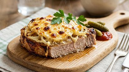 Мясо по-французски из свинины