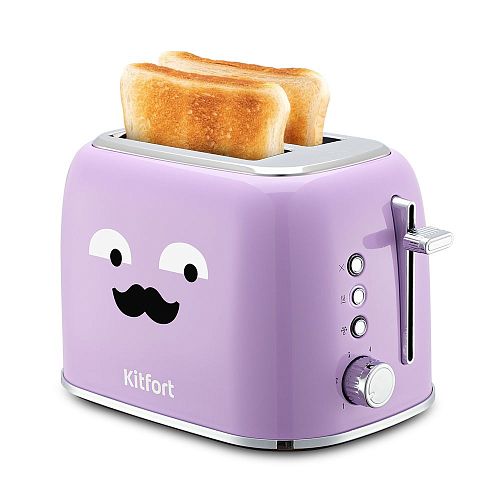 Тостер Kitfort КТ-6218-3, лавандовый (уценка)