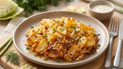 Капуста с картошкой