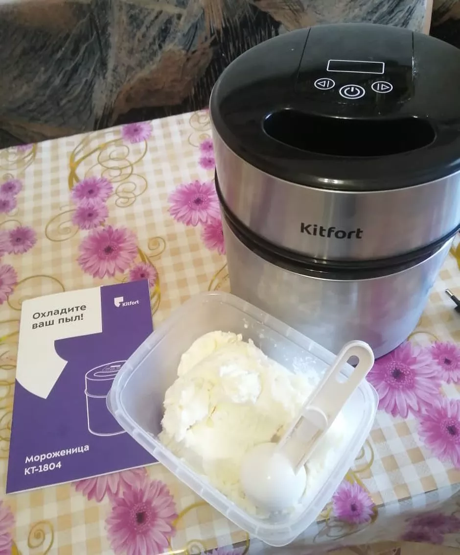 Мороженица с таймером Kitfort KT-1804 купить по цене 5 490 ₽: отзывы ...