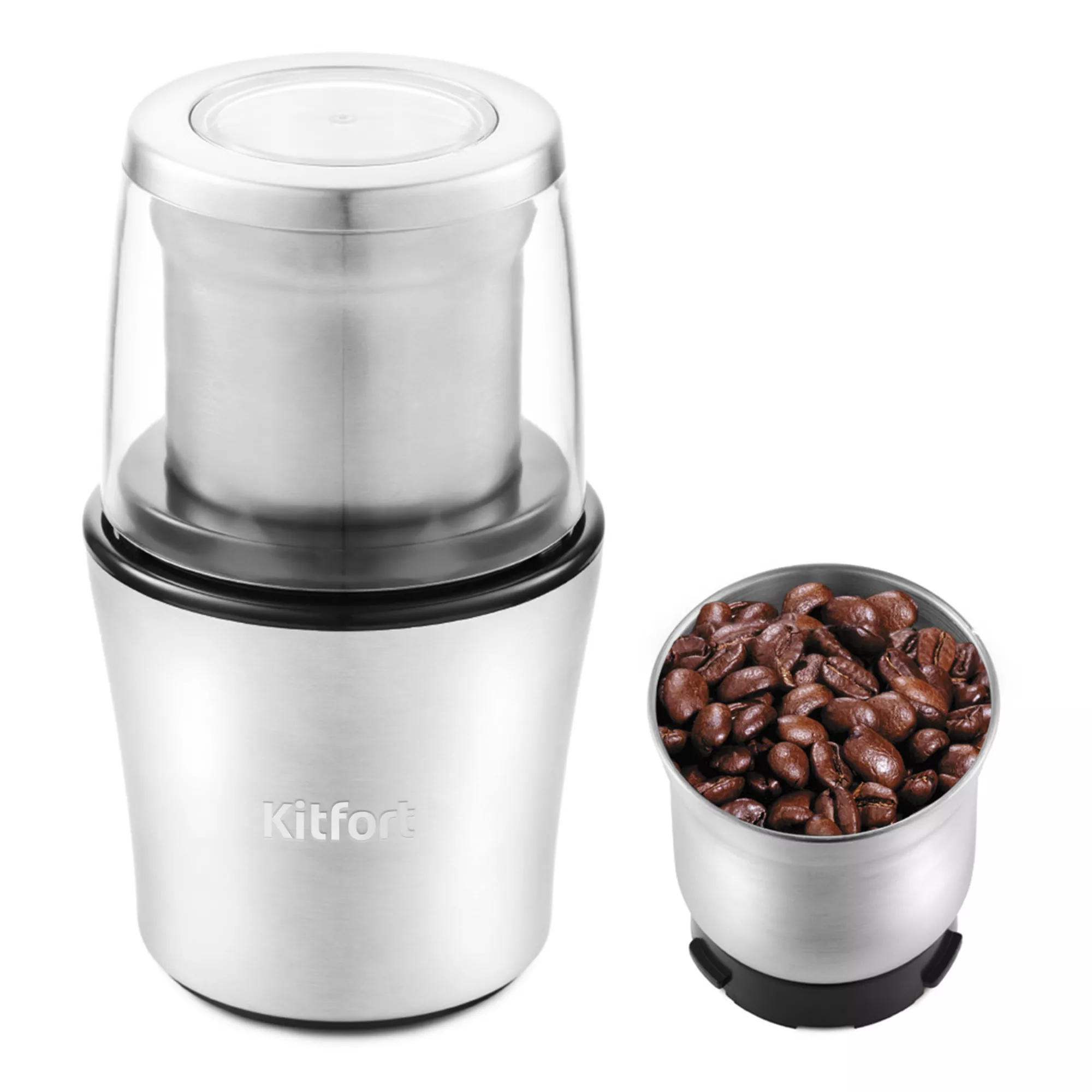 Электрическая белая кофемолка Kitfort KT-1329 купить по цене 2 990 ...