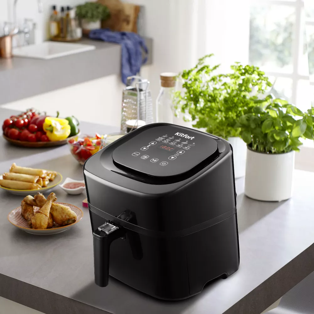 Аэрогриль с таймером Kitfort KT-2215 купить по цене 9 990 ₽: отзывы ...