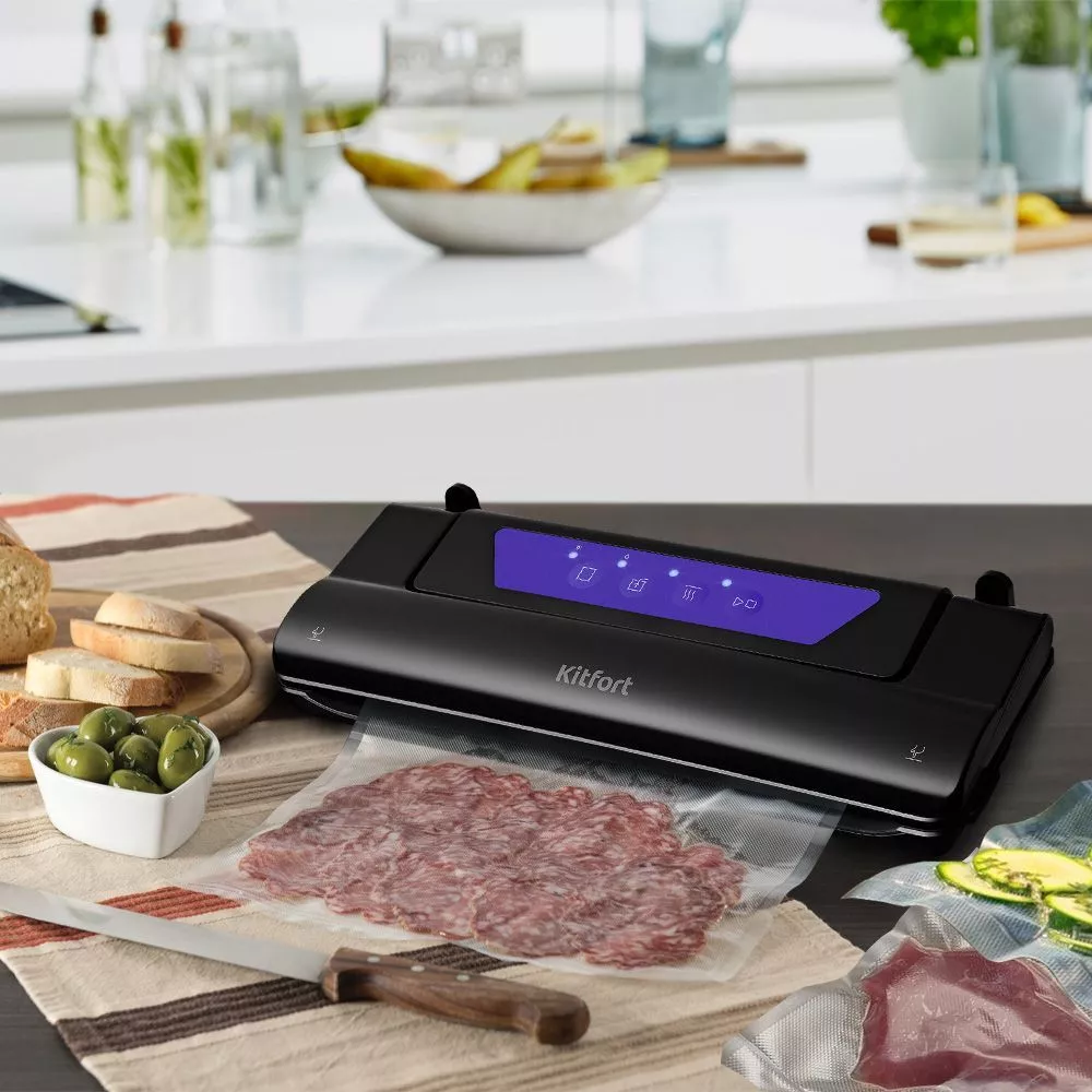 Вакууматор Kitfort KT-1528-1, чёрно-фиолетовый купить по цене 4 790 ...