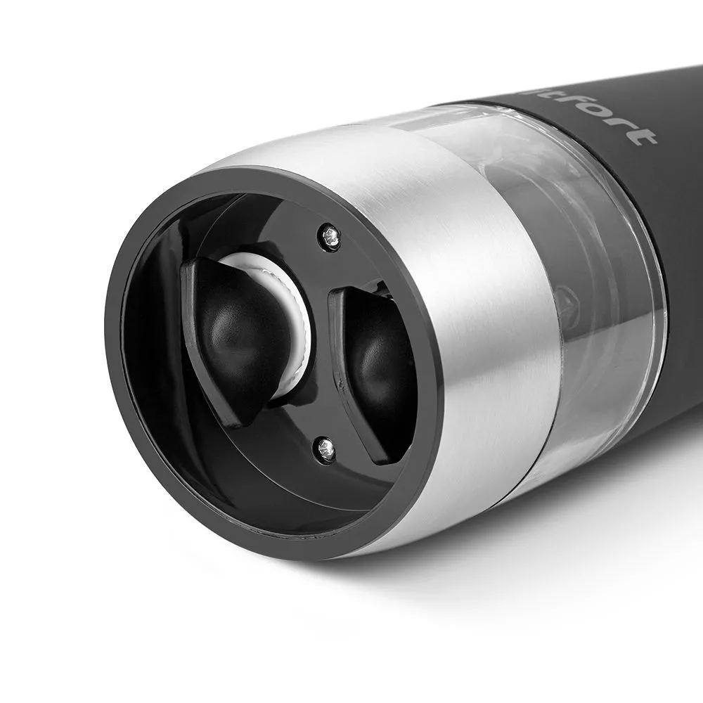 Автоматическая мельница для соли и перца Kitfort КТ-6013-1, чёрная ...