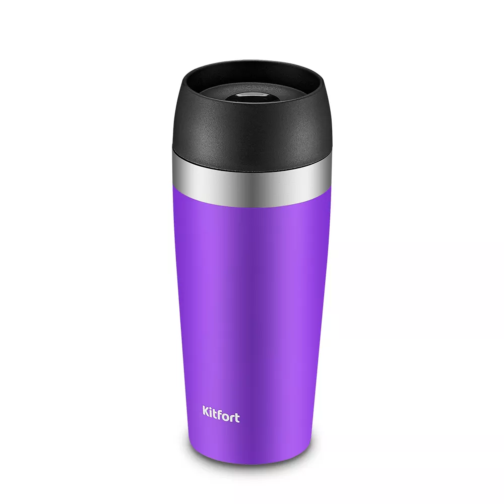 Термокружка Kitfort KT-1223-1, фиолетовая купить по цене 990 ₽: отзывы ...