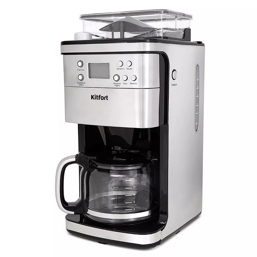 Кофемашина Kitfort КТ-705 с таймером приготовления кофе купить по цене ...