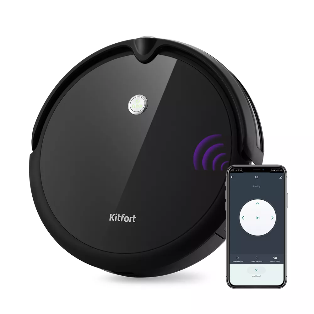 Робот-пылесос Kitfort KT-590 купить по цене 16 990 ₽: отзывы, фото ...