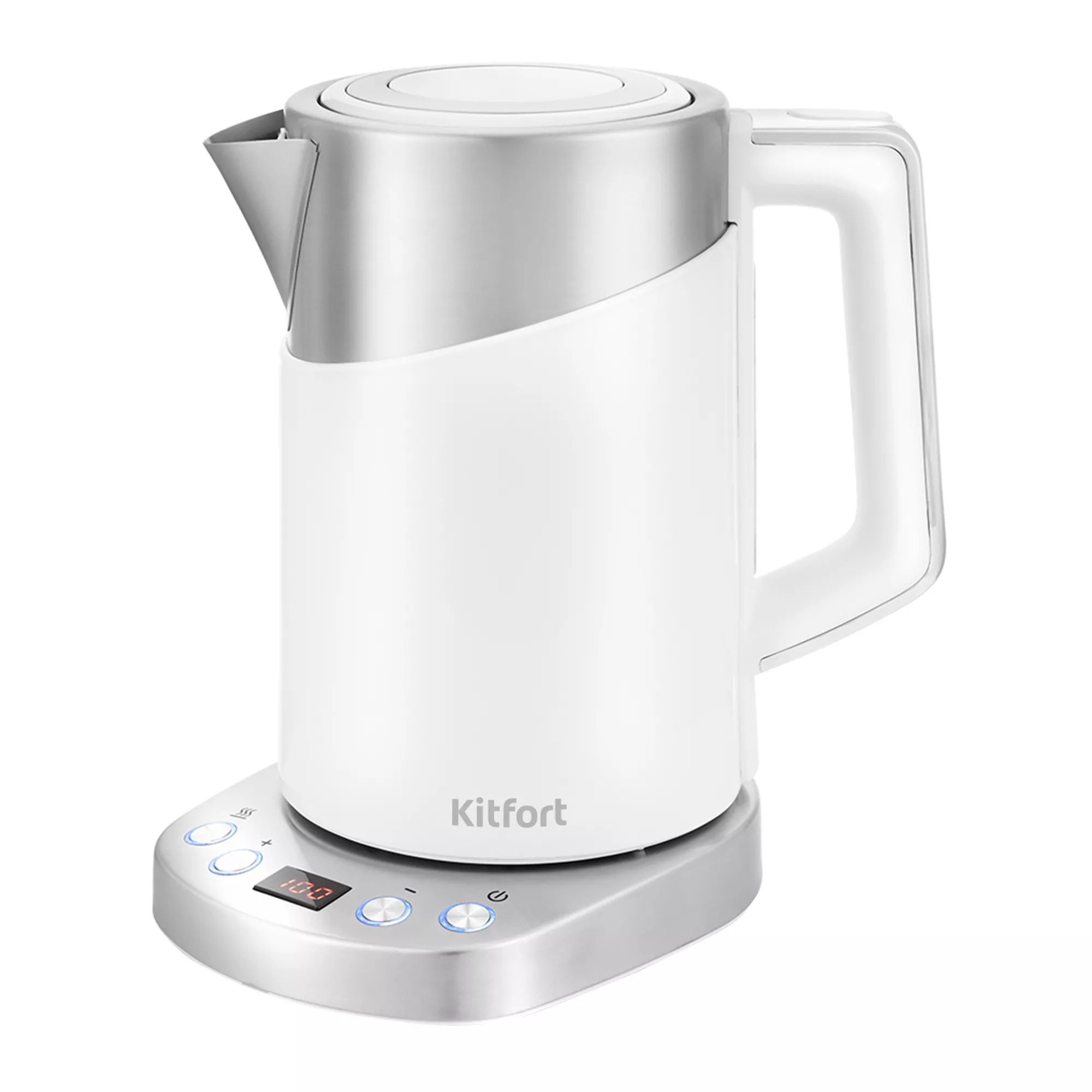 Чайник Kitfort KT-660-1, белый  по цене 3 990 руб.: отзывы, фото .