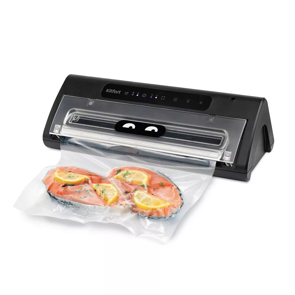 Вакууматор Kitfort KT-1509-1 домашний для продуктов, чёрный купить по ...