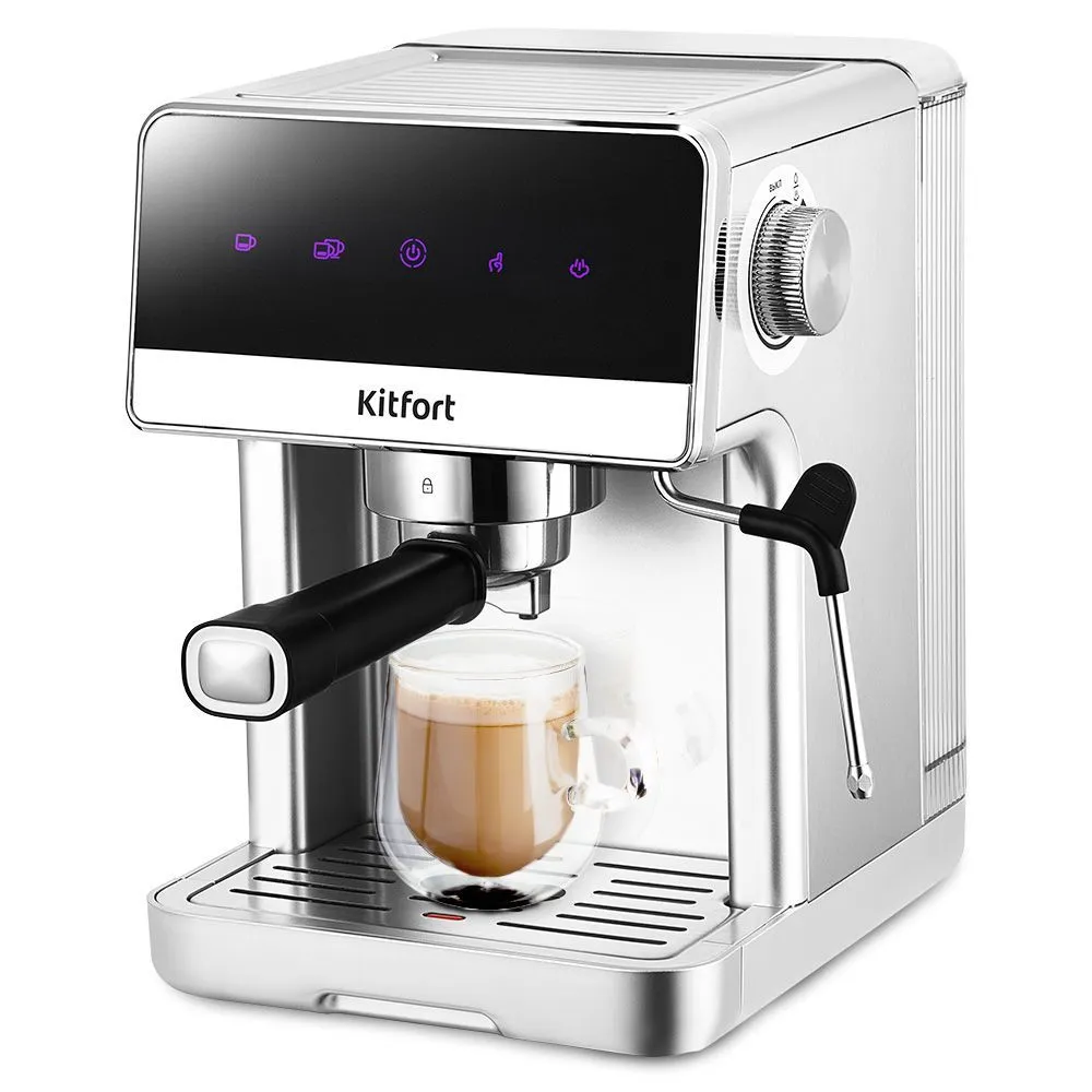 Кофу Кофеварка Kitfort КТ-7418 купить по цене 11 990 ₽: отзывы, фото