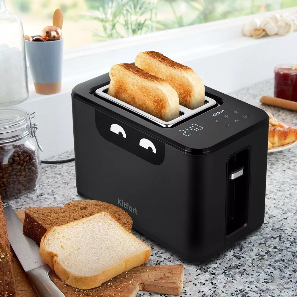 Тостер Kitfort КТ-4083 купить по цене 3 790 ₽: отзывы, фото, характеристики