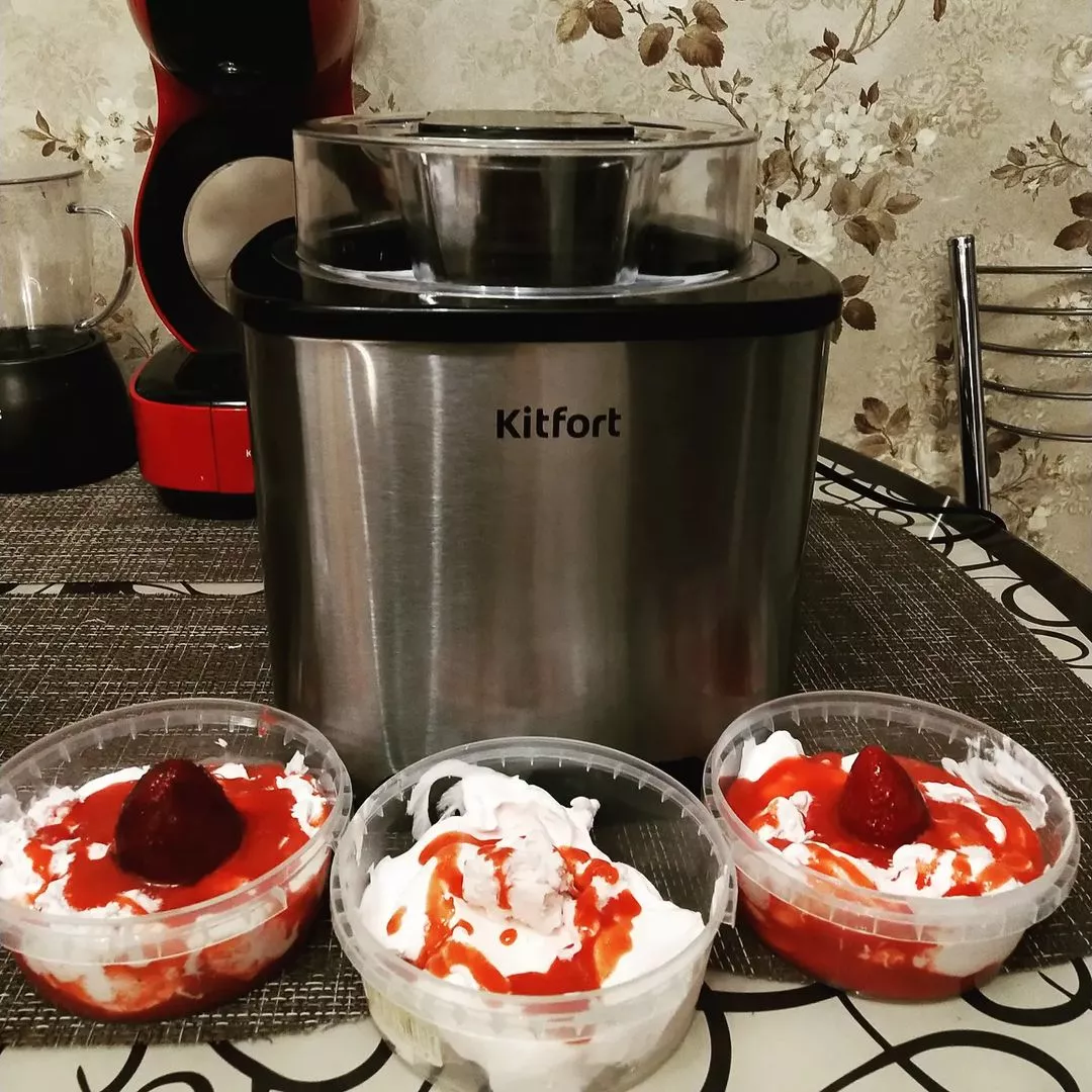 Электрическая мороженица Kitfort KT-1809 купить по цене 5 990 ₽: отзывы ...